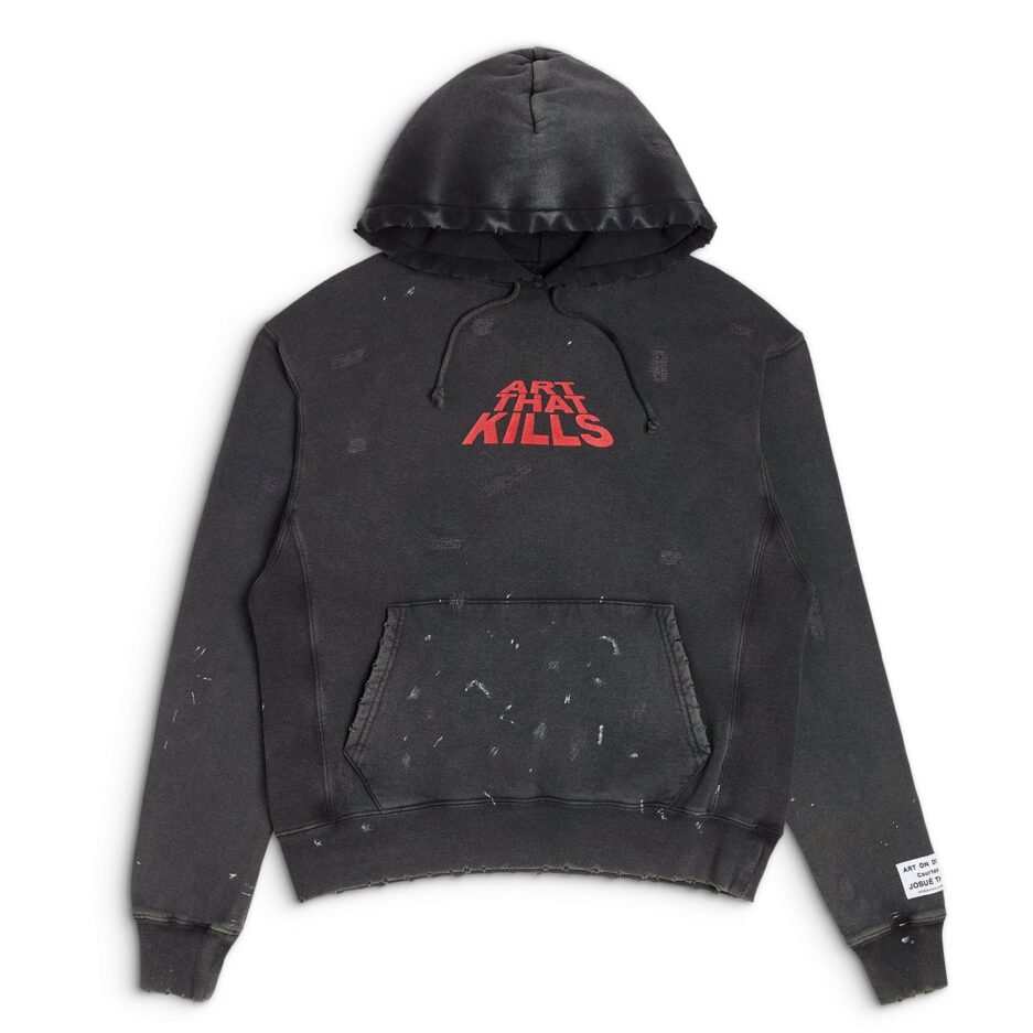 ATK DISTRESSED LOGO HOODIE