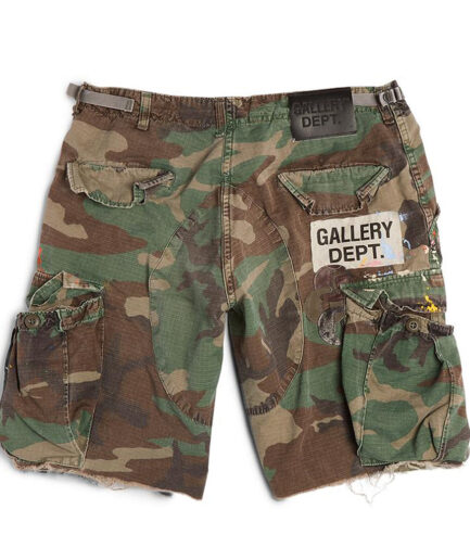 G PATCH WOODLAND CAMO CARGO SHORTS